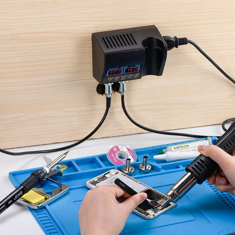 Digital LCD Soldering Rework Station Kit