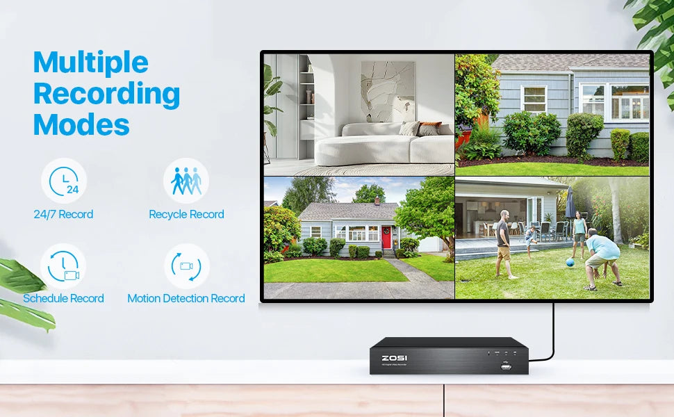 8MP 4K PoE Security Camera System with NVR Kit