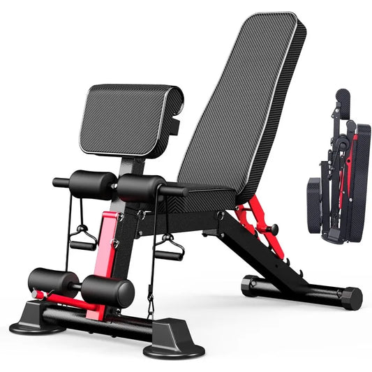Adjustable Weight Bench for Home Strength Training