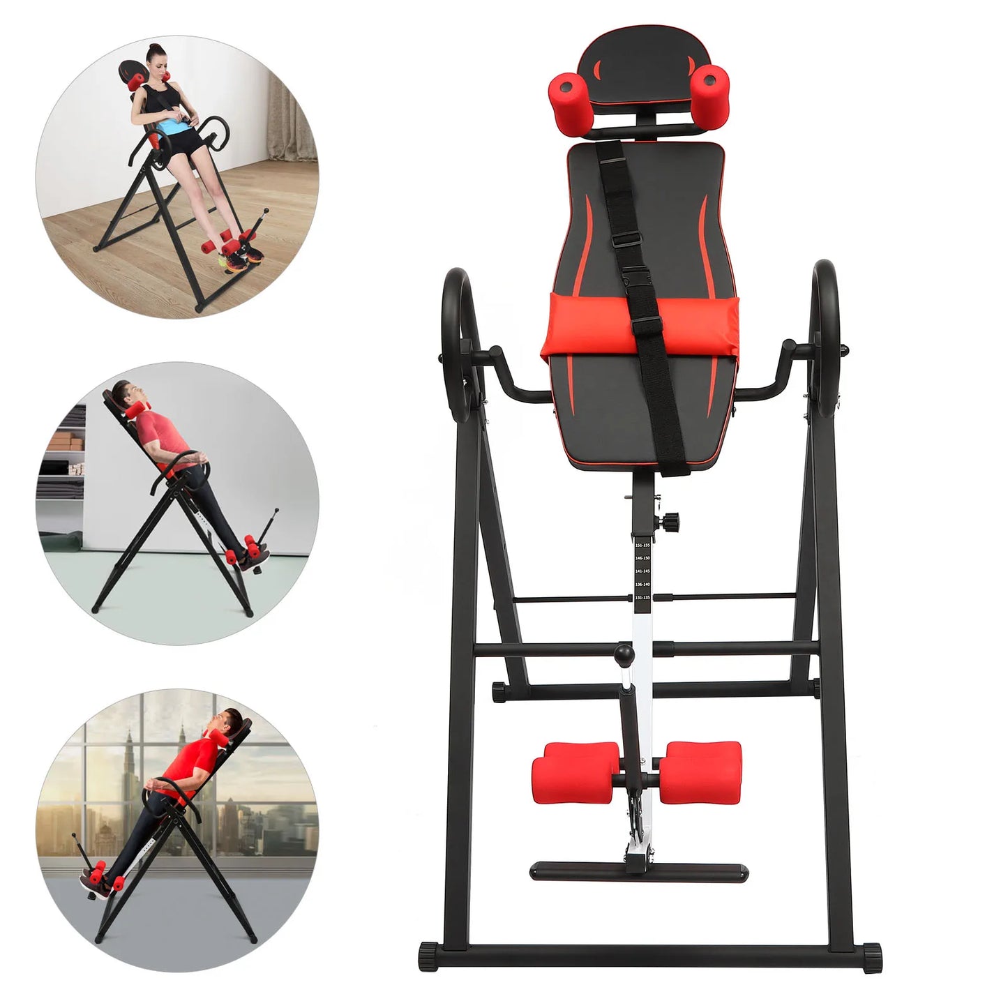 Inversion Table Back Relief Adjustable Fitness Equipment