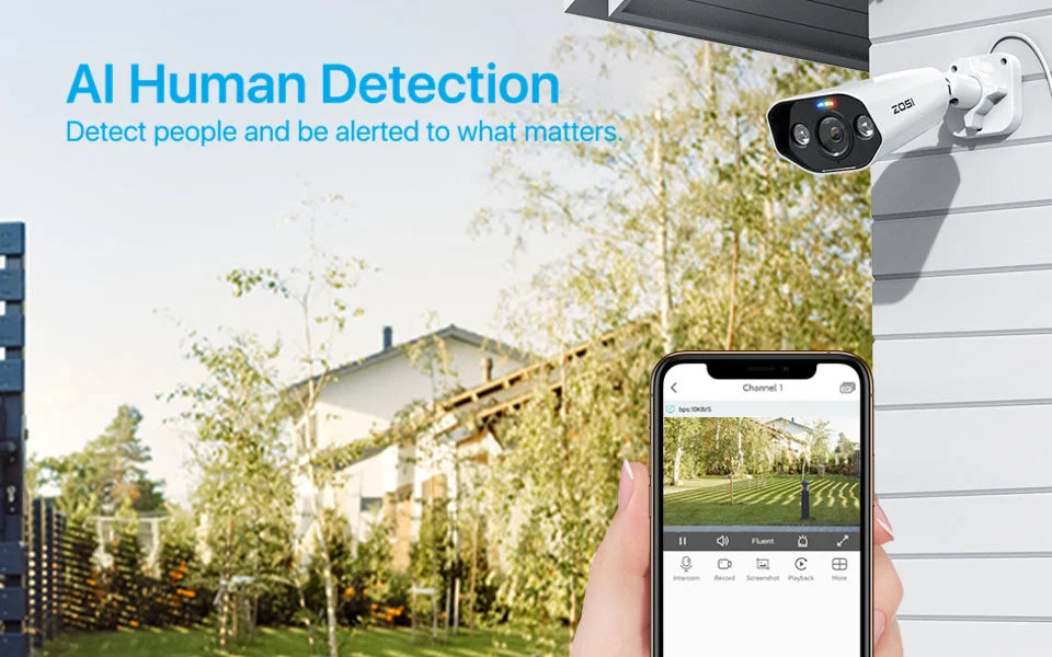 8MP 4K PoE Security Camera System with NVR Kit