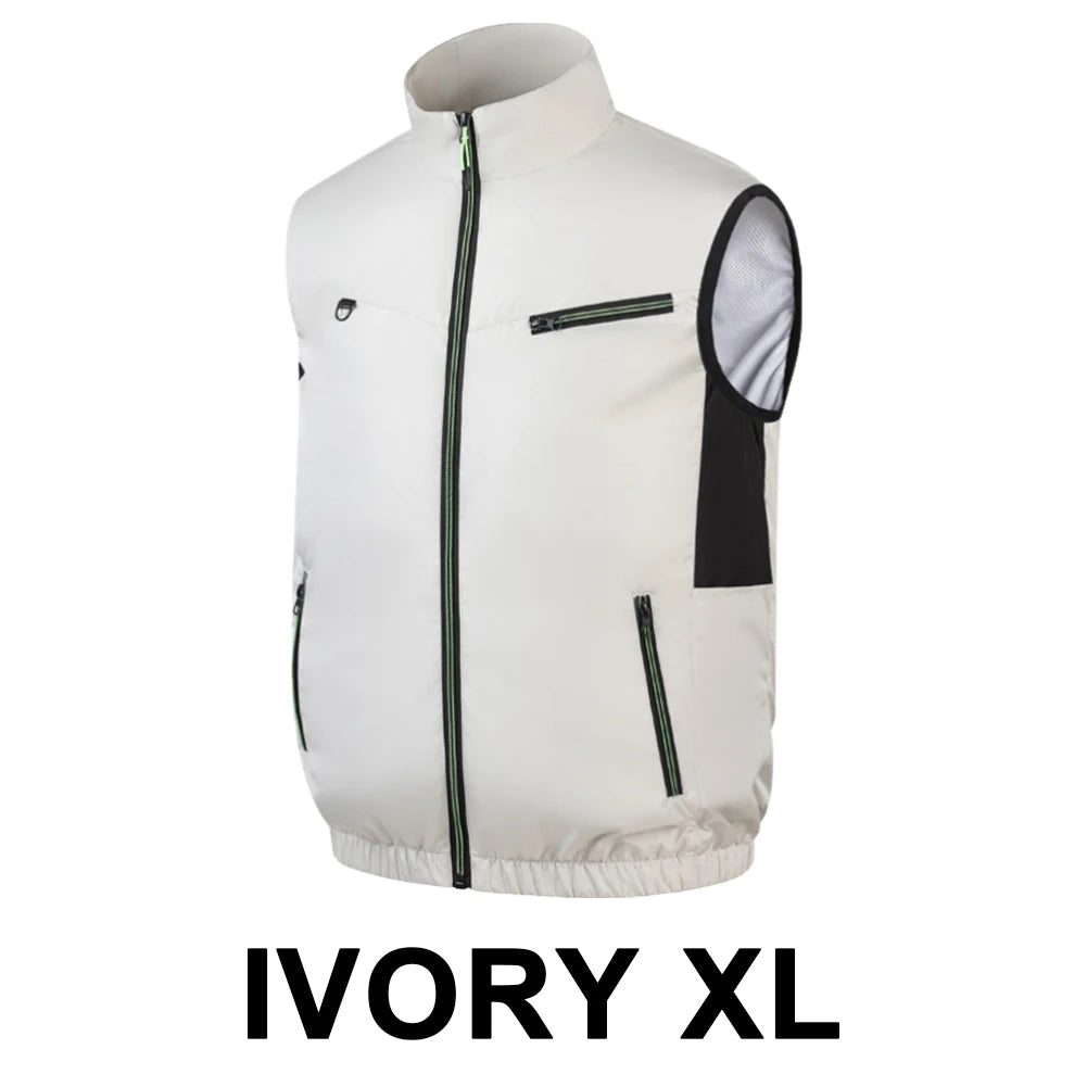 Wearable Cooling Fan Vest with 3 Speed Settings