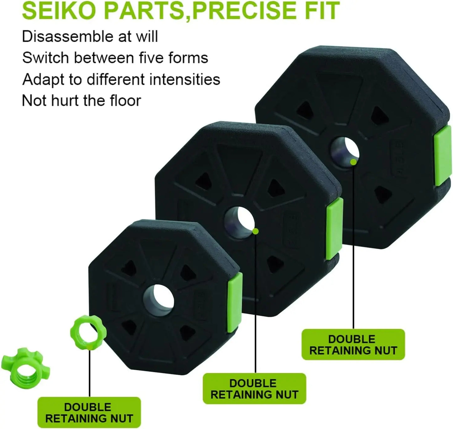 Adjustable 4 in 1 Weight Training Set