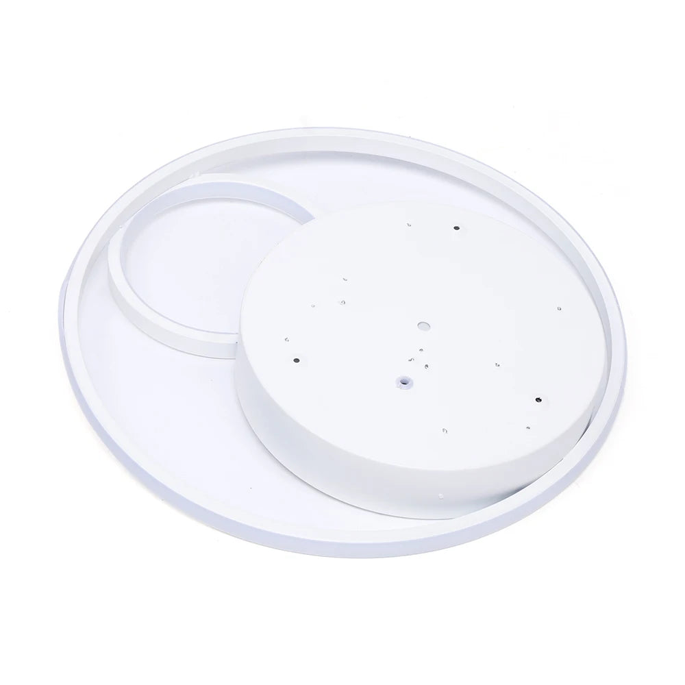 Modern 48cm LED Ceiling Light with Acrylic Lampshade & 3-Color Dimming