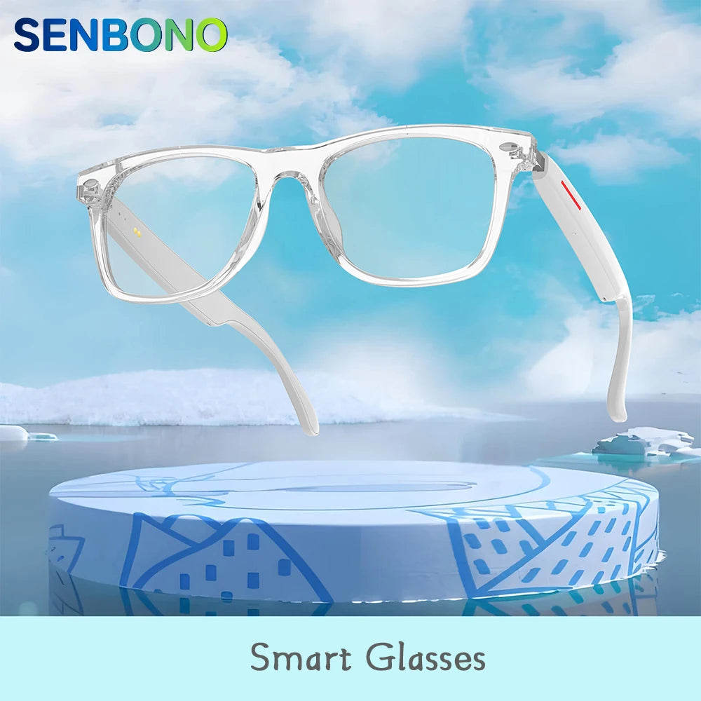 Smart Bluetooth Glasses Wireless Music and Calling Anti Blue Light