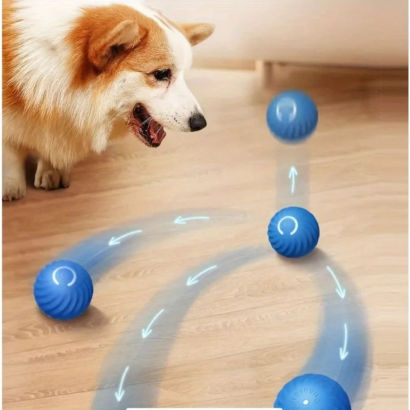 Rechargeable Jumping Ball Toy for Cats and Dogs