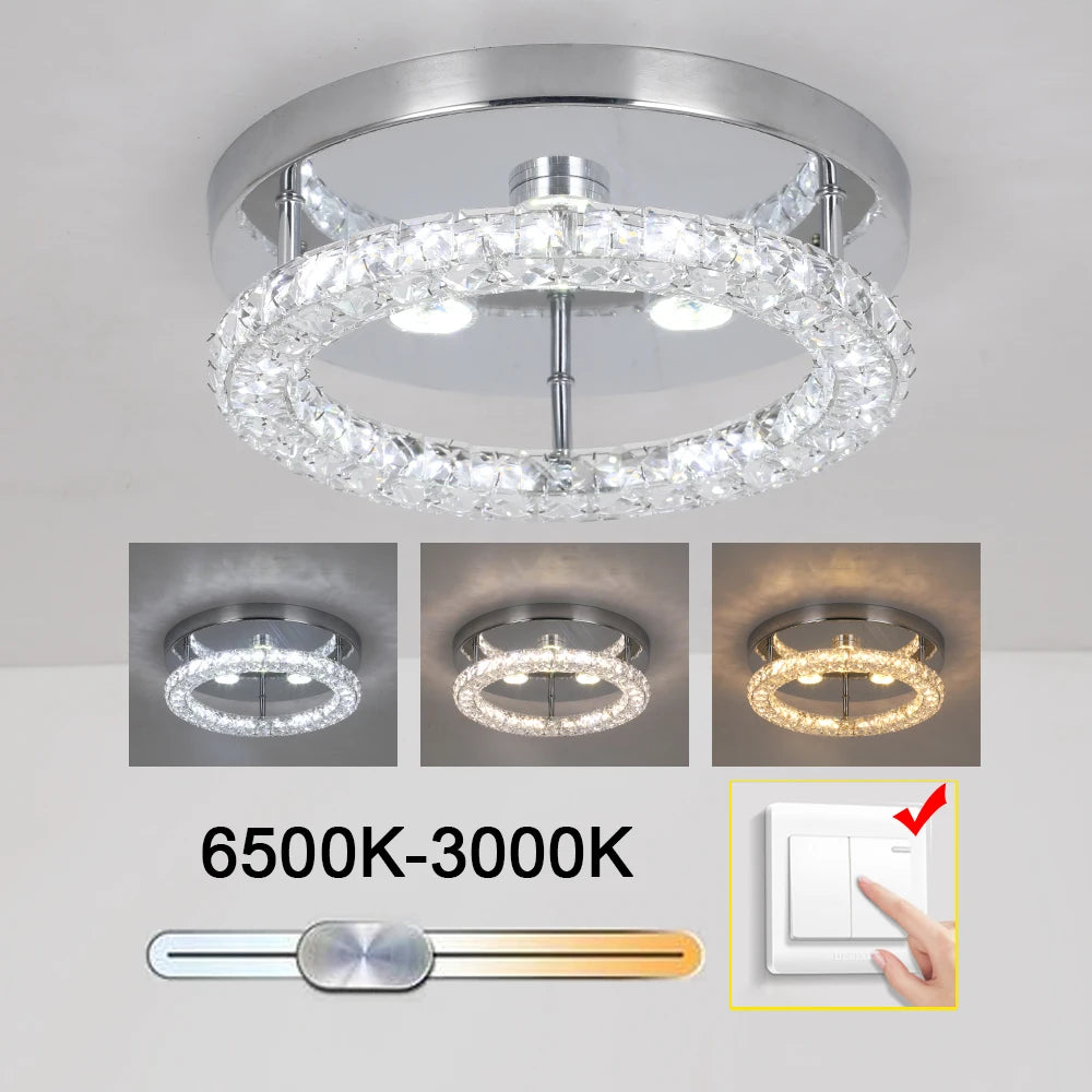 Modern K9 Crystal LED Chandelier Ceiling Light