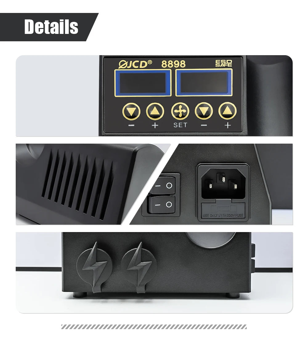Digital LCD Soldering Rework Station Kit