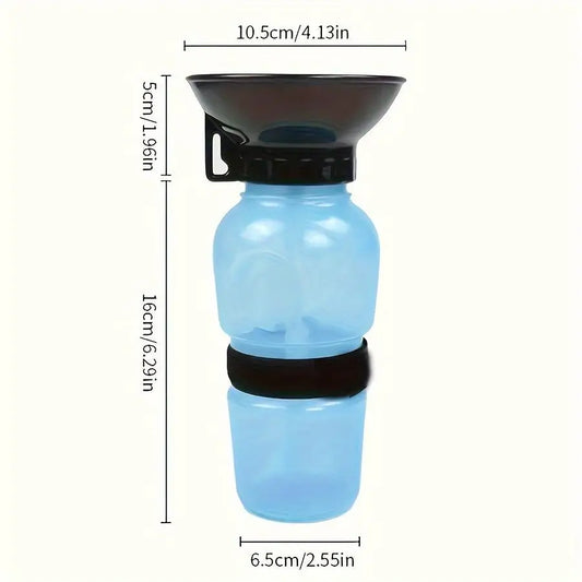 Portable Leakproof Dog Water Bottle for Travel and Outdoor Use