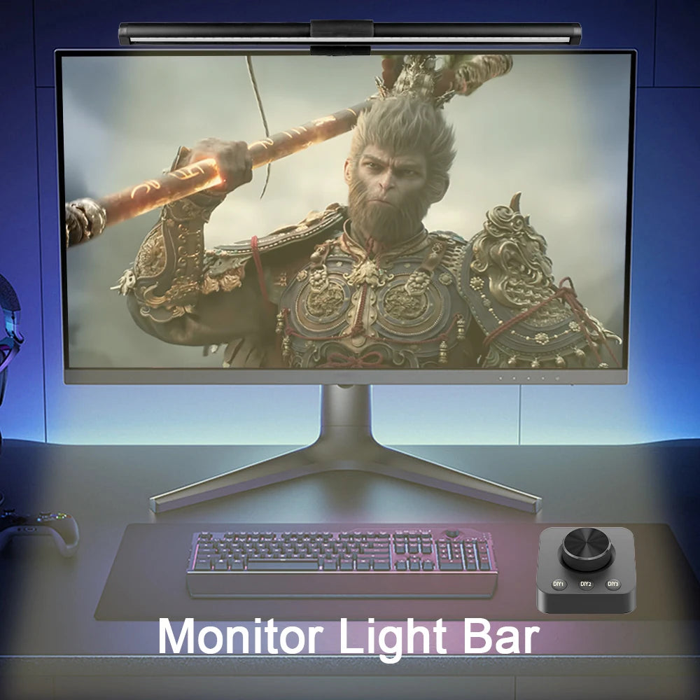 Wiscolor 44cm LED Screen Light Bar for Desktop Eye Protection Reading and Gaming