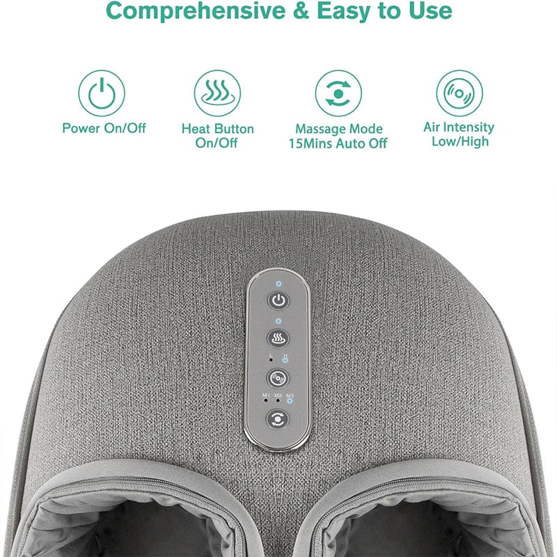 Foot Massager with Heat and Deep Kneading Therapy