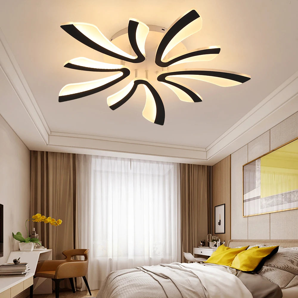 Modern Acrylic Branch LED Chandelier Pendant Light