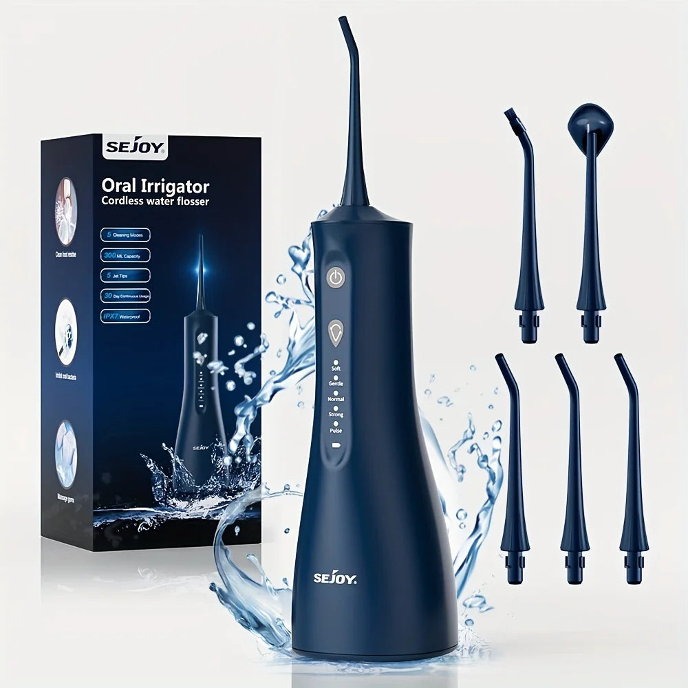 Rechargeable Cordless Water Flosser for Teeth Cleaning