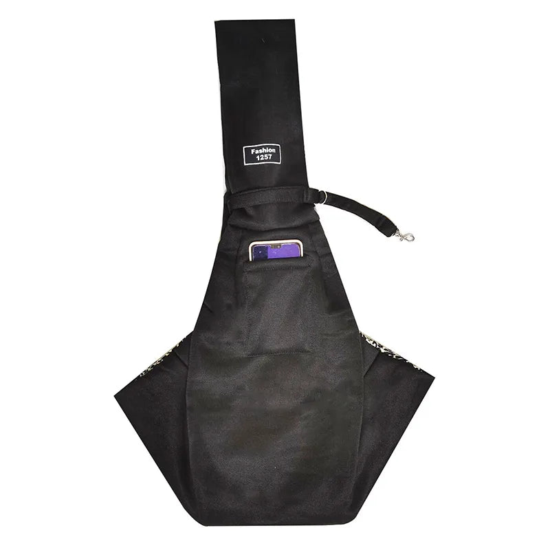 Sure! Here's a rewritten, more concise and appealing title:

"Breathable Crossbody Folding Pet Carrier – Large Capacity, Portable Cat & Dog Travel Bag"