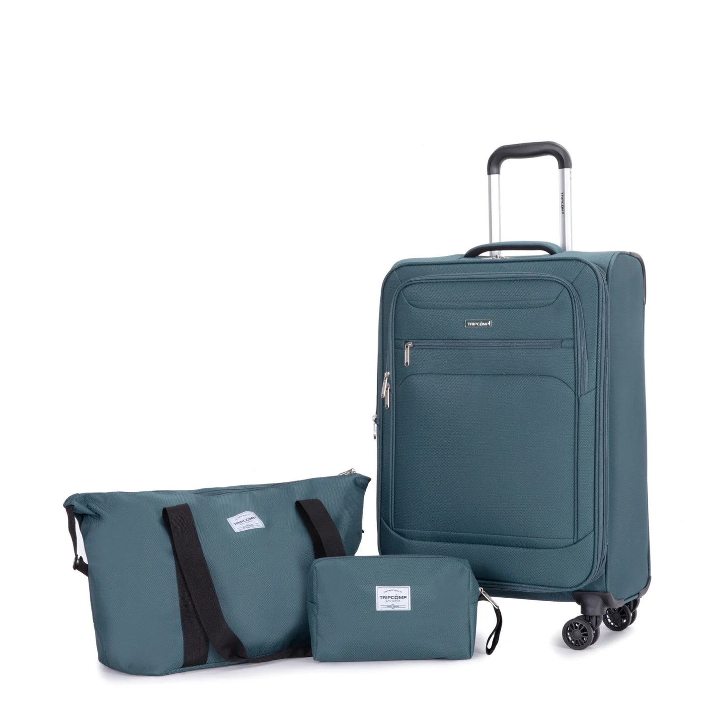 Lightweight Softside Luggage Set with Spinner Wheels
