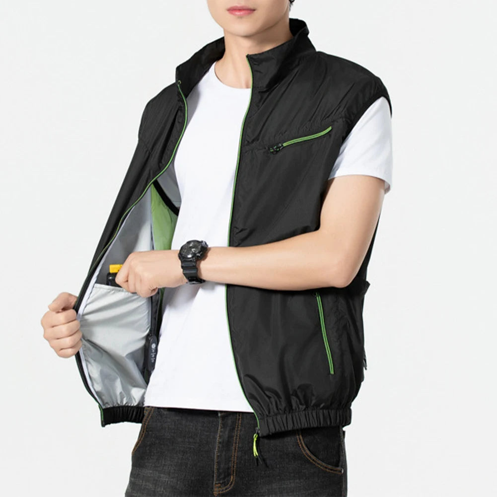 Wearable Cooling Fan Vest with 3 Speed Settings
