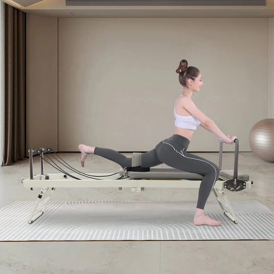 Foldable Pilates Reformer Yoga and Fitness Equipment