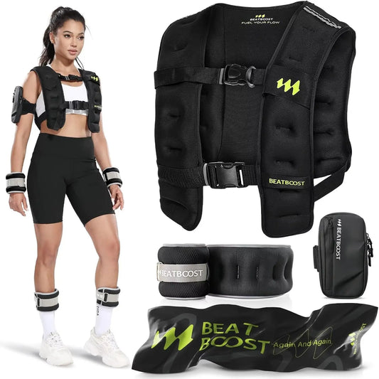 **Adjustable Weighted Vest for Strength Training and Cardio**