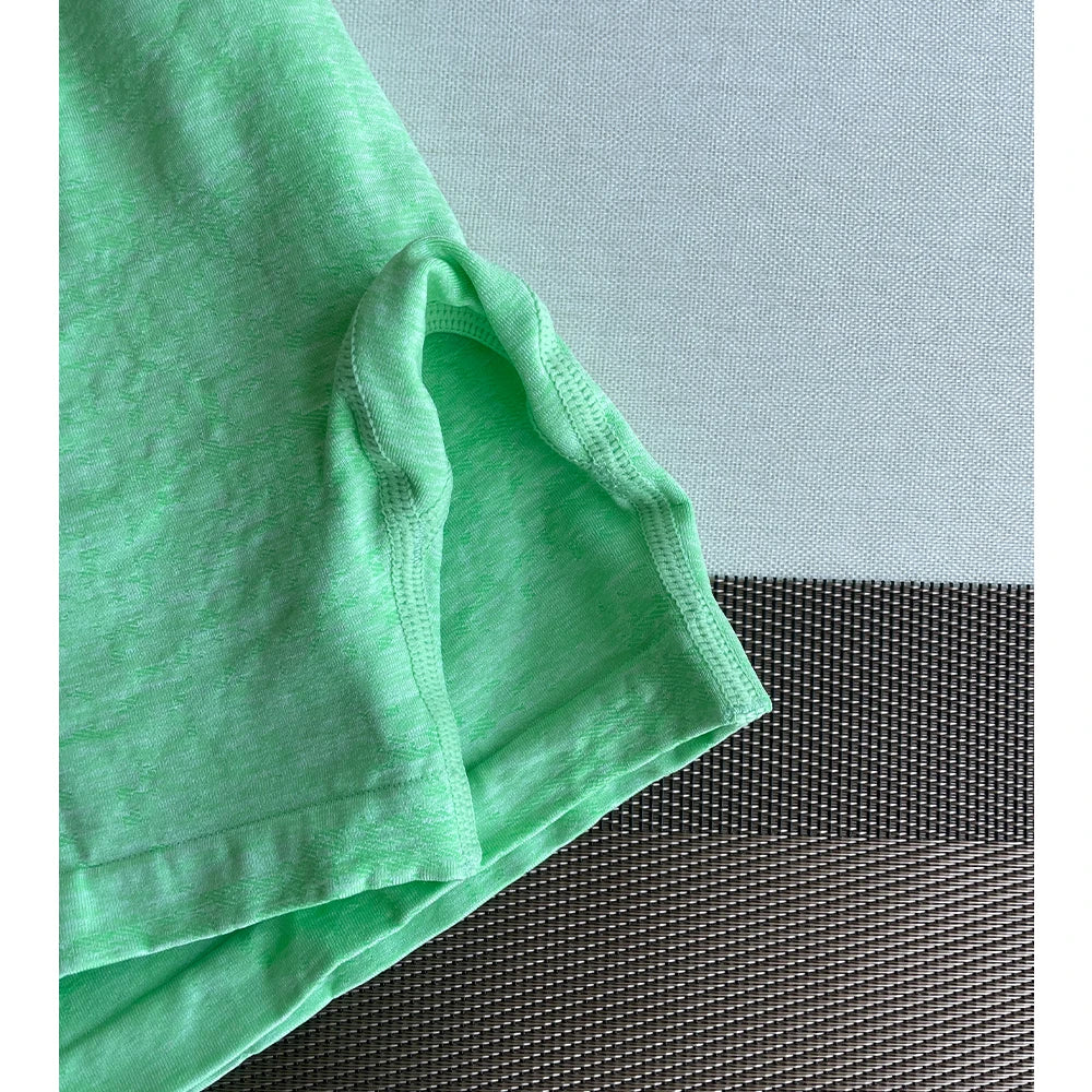 2 Piece Seamless Spandex Workout Shorts for Women