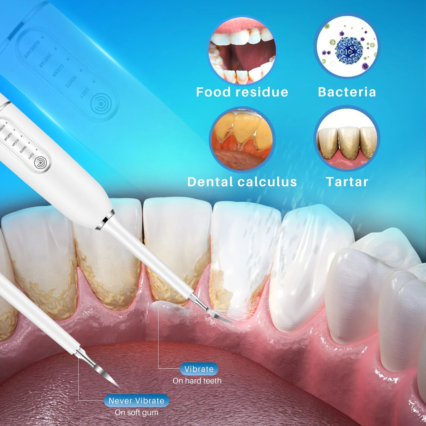 Ultrasonic Dental Scaler and Teeth Whitening Electric Toothbrush
