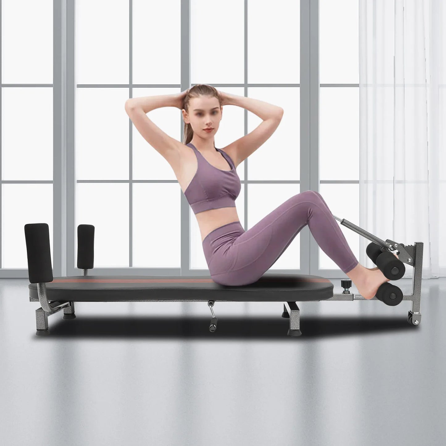 Adjustable Back Stretch Decompression Bench for Home Workout Supports Up to 330 lbs