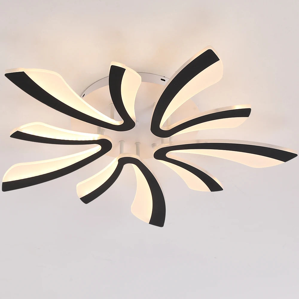Modern Acrylic Branch LED Chandelier Pendant Light