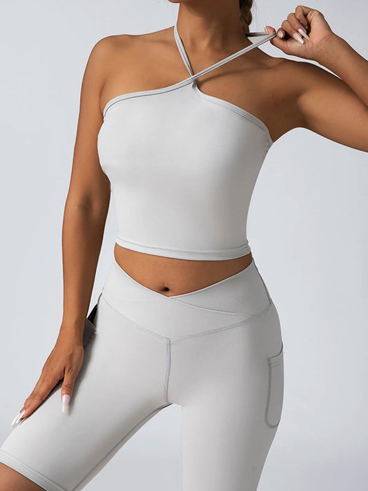 Women’s Seamless 2 Piece Yoga Set with Sports Bra and High Waist Leggings