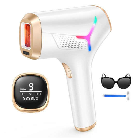 **IPL Hair Removal Device 999900 Flashes for Face and Body**