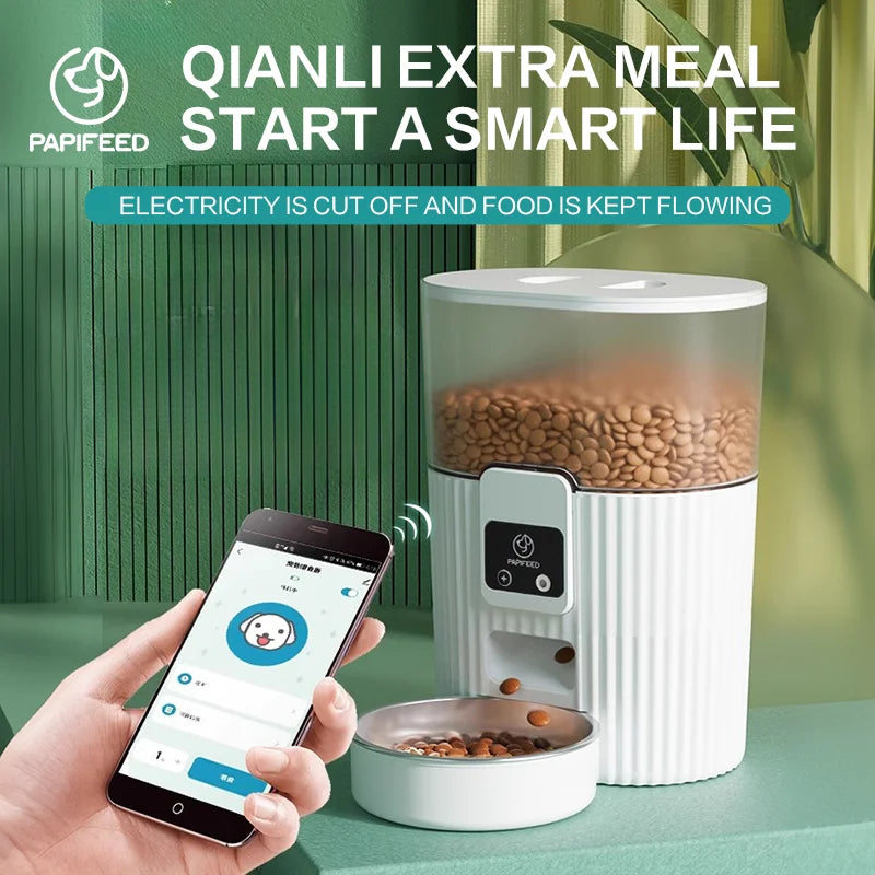 Smart WiFi Pet Food Dispenser Automatic Feeder
