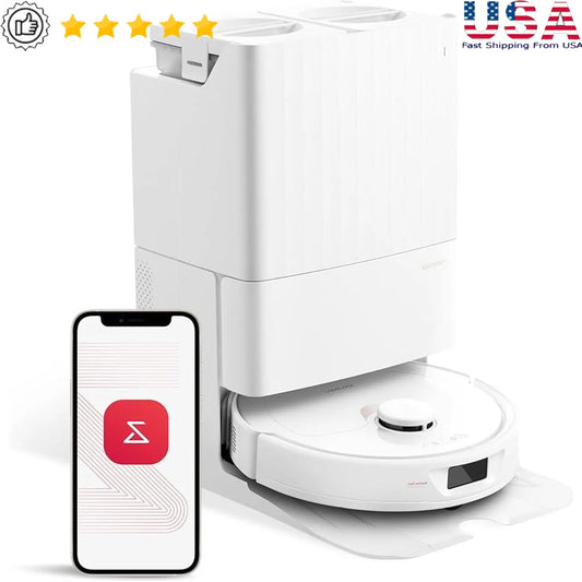 Robotic Vacuum and Mop with Auto Empty Dock