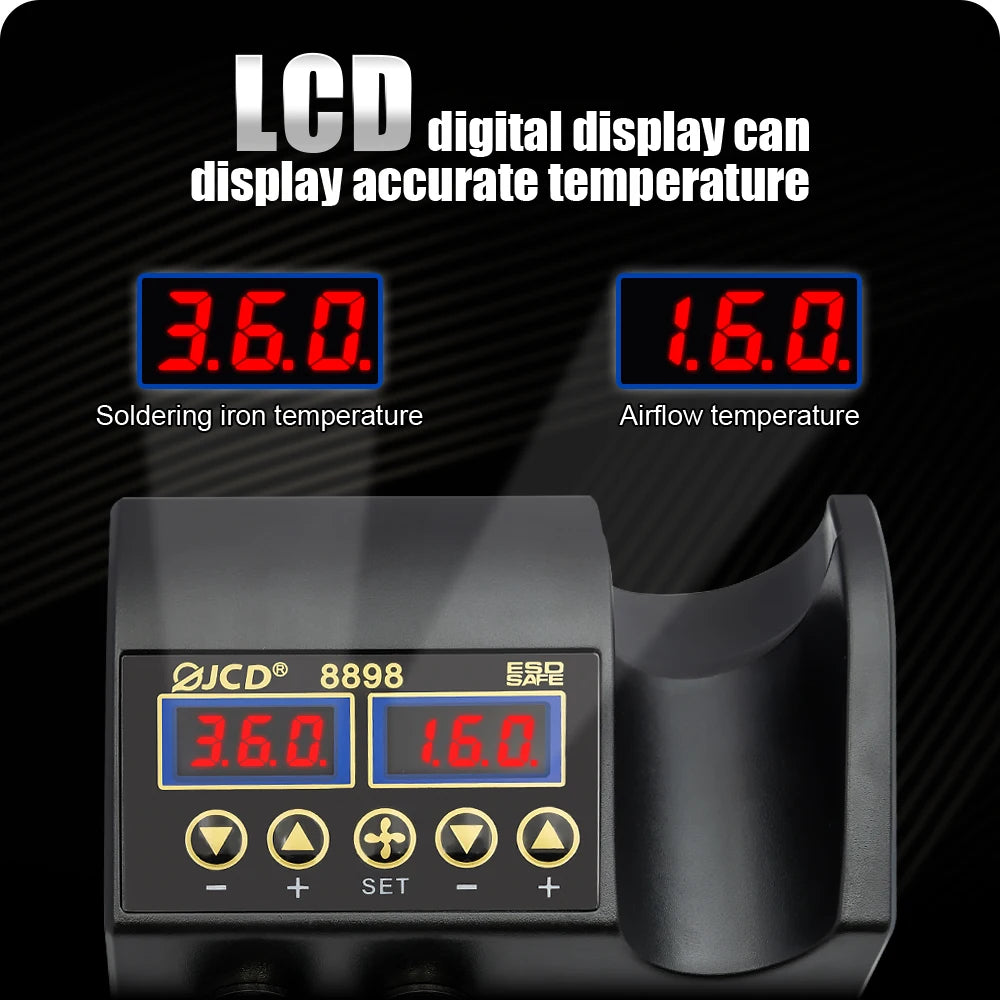 Digital LCD Soldering Rework Station Kit