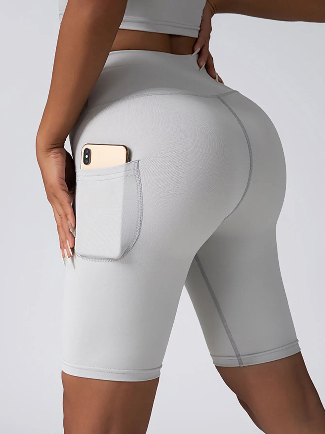 3 Pack High Waist Yoga and Workout Shorts for Women with Tummy Control and Pockets