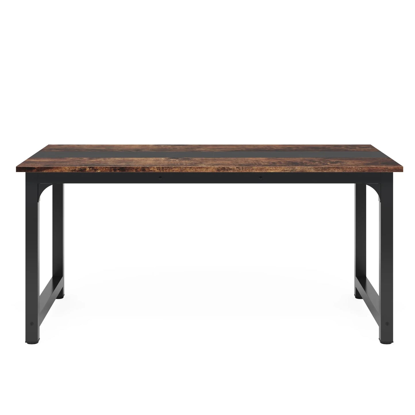 Modern 63-Inch Dining Table for 6-8 People – Sturdy Rectangular Kitchen Table