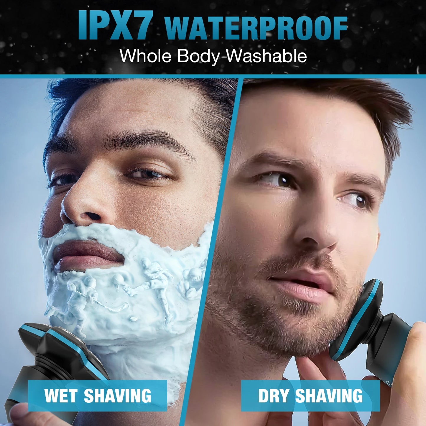 **Rechargeable Multifunction Electric Shaver and Grooming Kit**