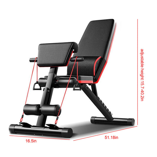 Adjustable Weight Bench for Full Body Strength Training Home Gym
