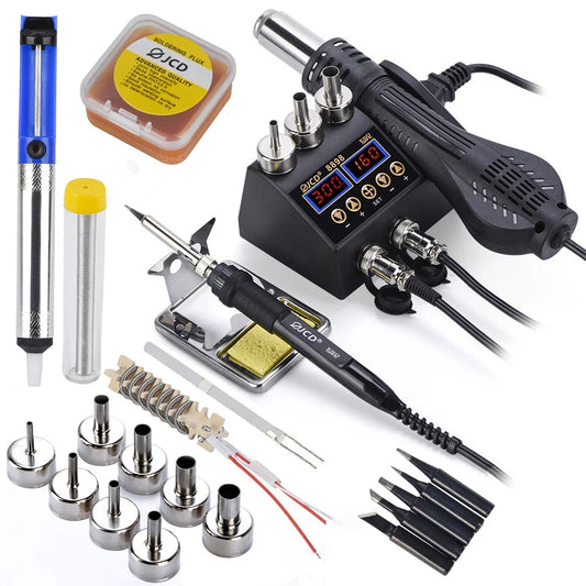 Digital LCD Soldering Rework Station Kit
