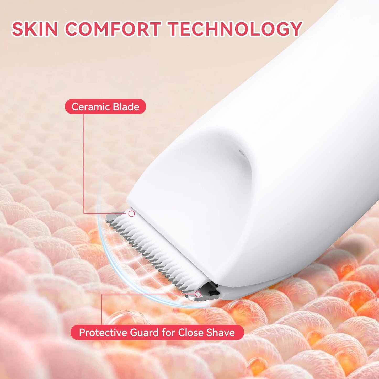 **2 in 1 Waterproof Electric Trimmer for Women**