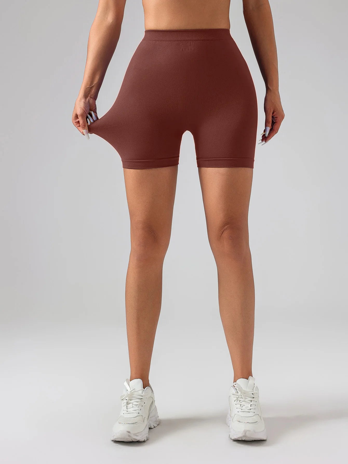 3 Pack V High Waisted Yoga Fitness Shorts for Women Moisture Wicking and Stretchy