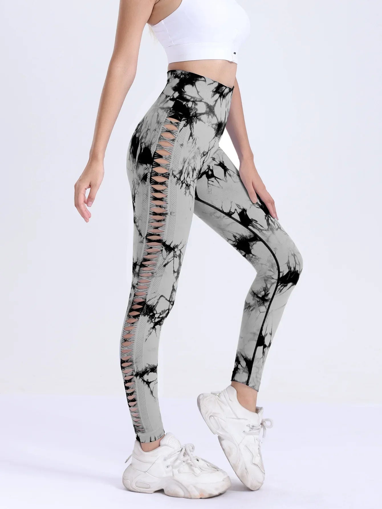 Seamless Yoga Leggings Tie Dye Push Up Design