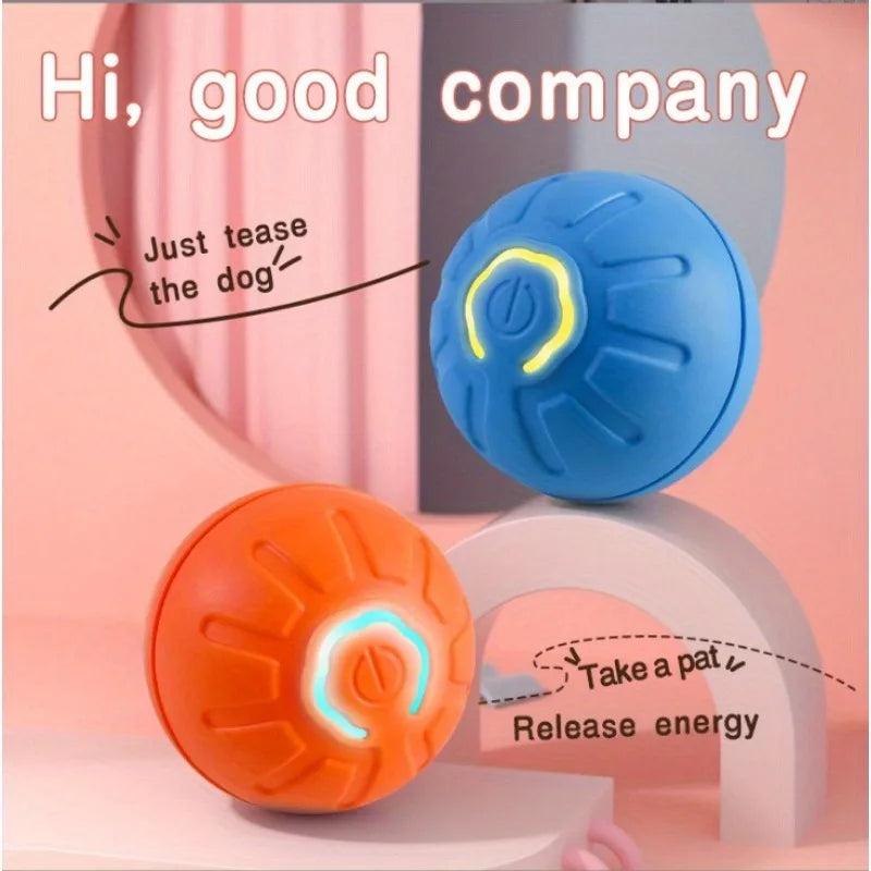 Rechargeable Jumping Ball Toy for Cats and Dogs