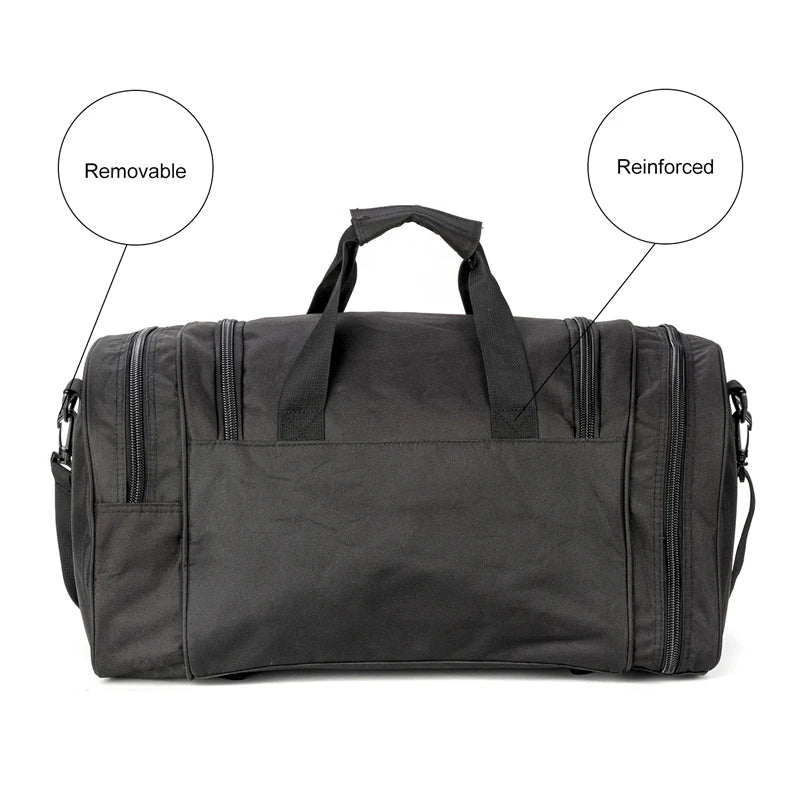 Military Travel Duffle Bag with Shoe Compartment