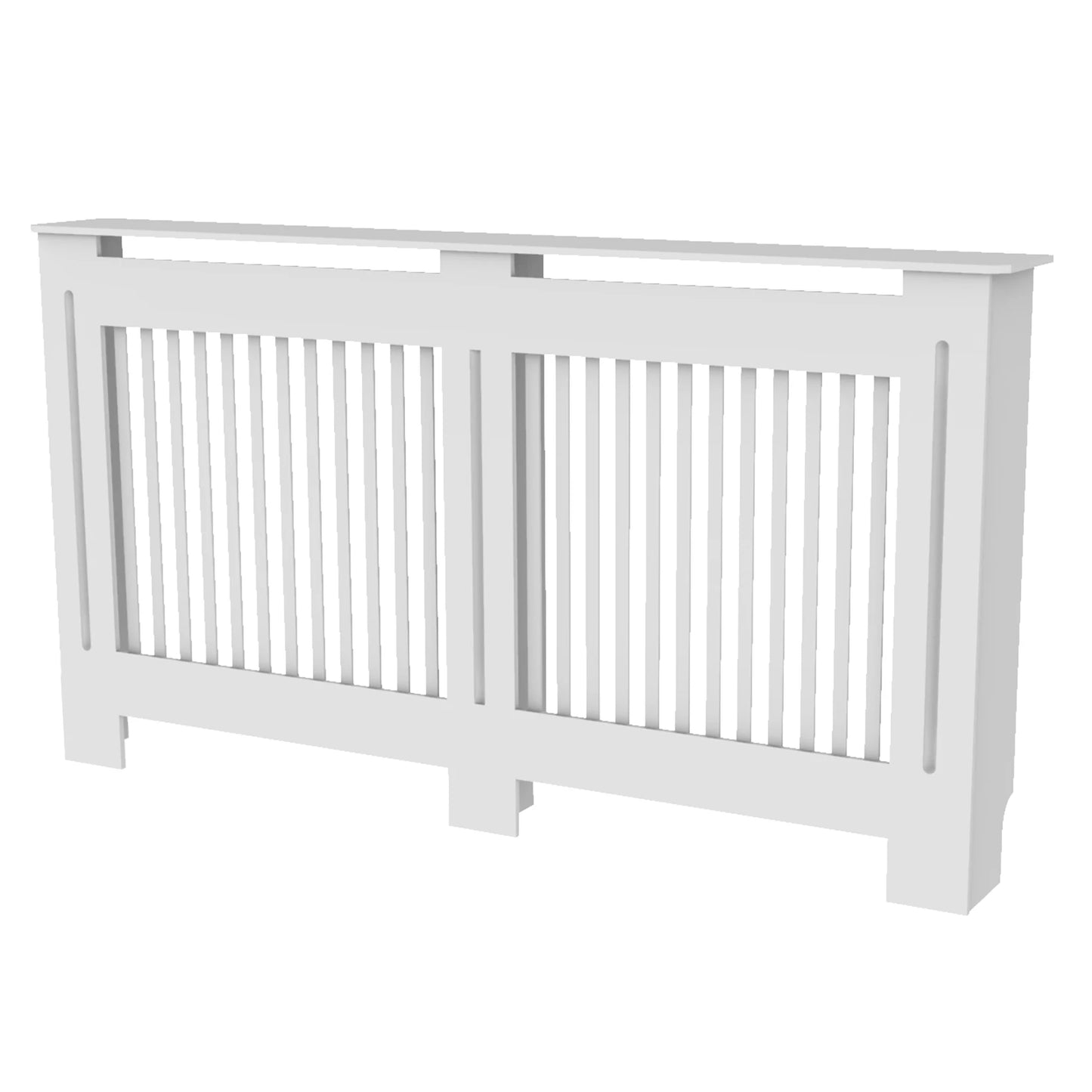 White MDF Radiator Cover Cabinet in Multiple Sizes