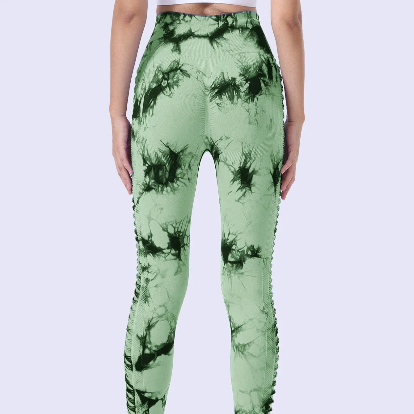 Seamless Yoga Leggings Tie Dye Push Up Design