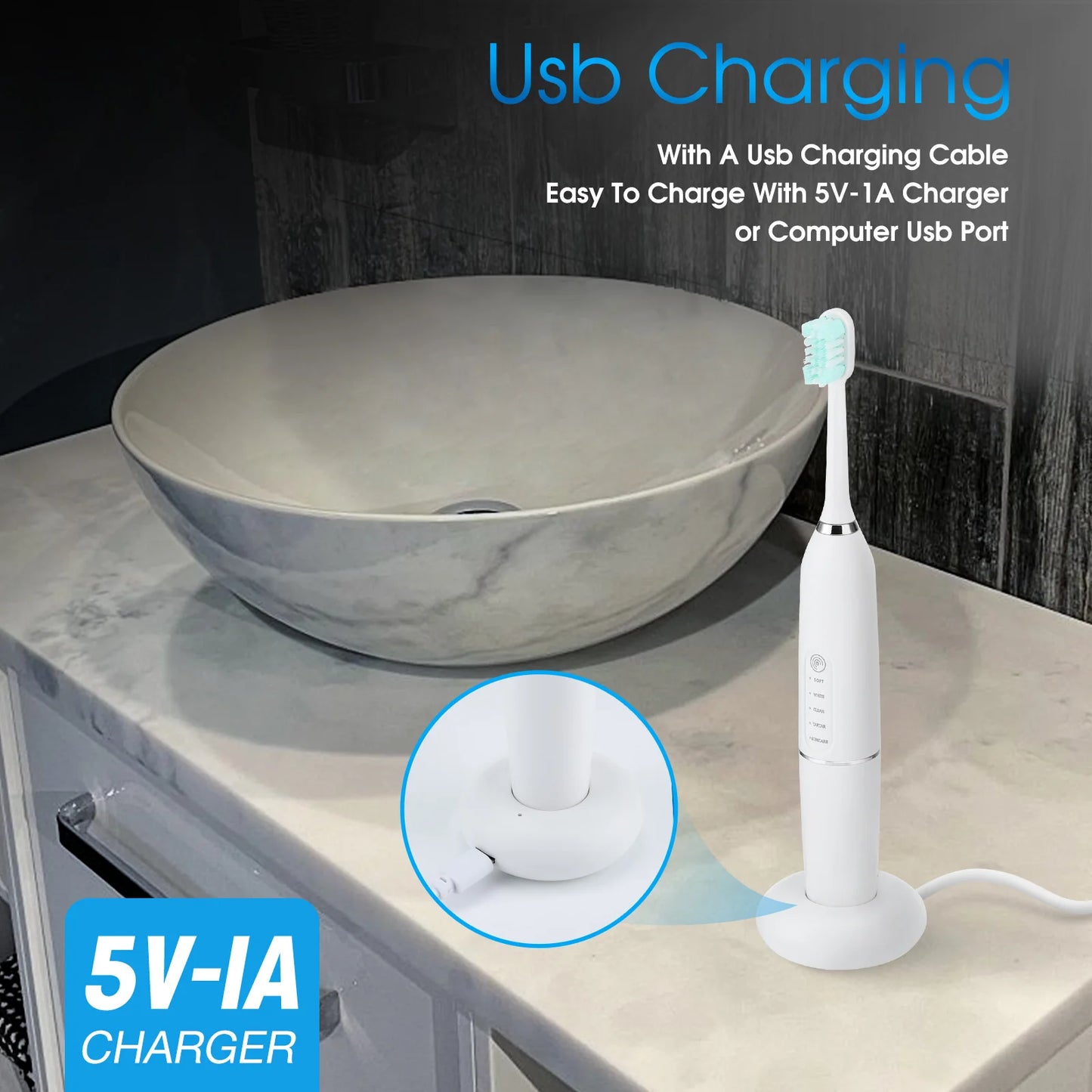 Ultrasonic Dental Scaler and Teeth Whitening Electric Toothbrush
