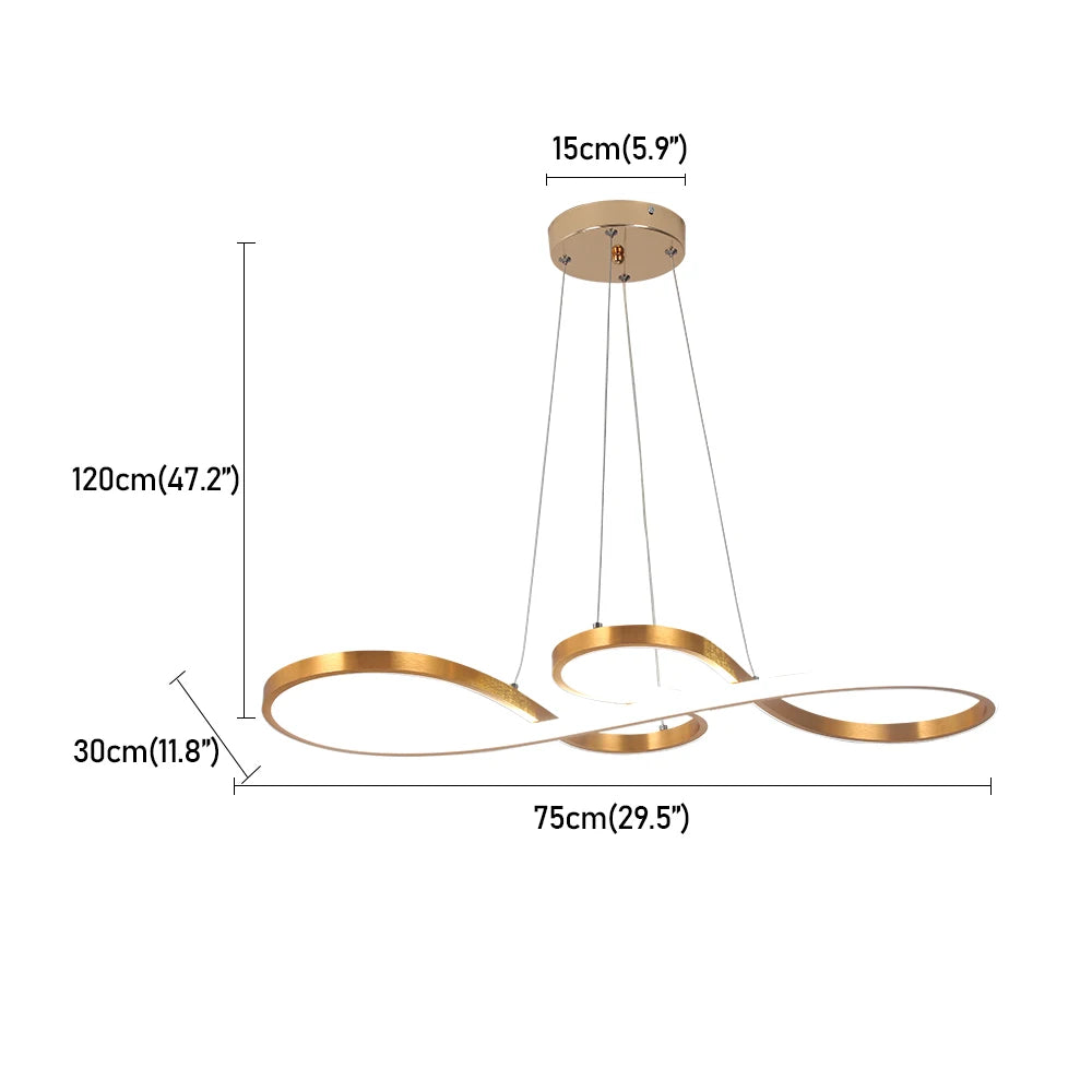 Minimalist LED Acrylic Pendant Light for Dining and Living Room