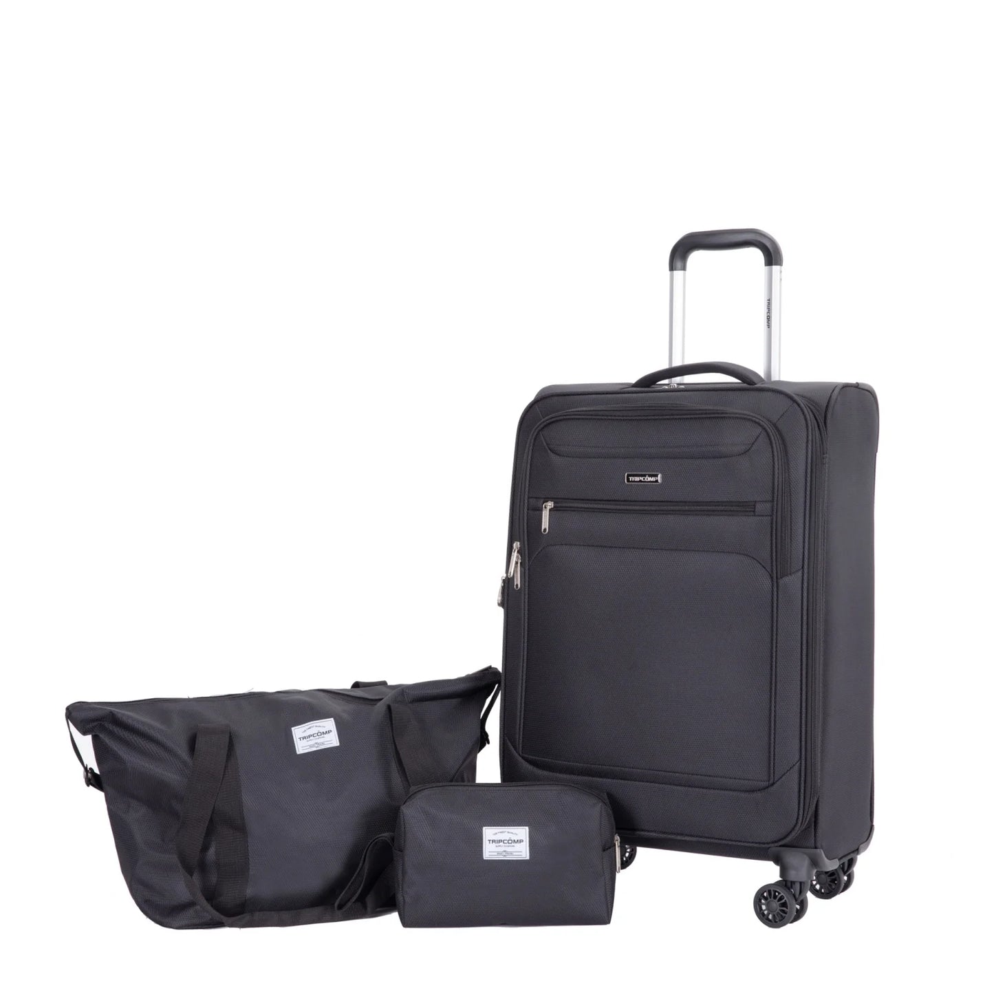 Lightweight Softside Luggage Set with Spinner Wheels