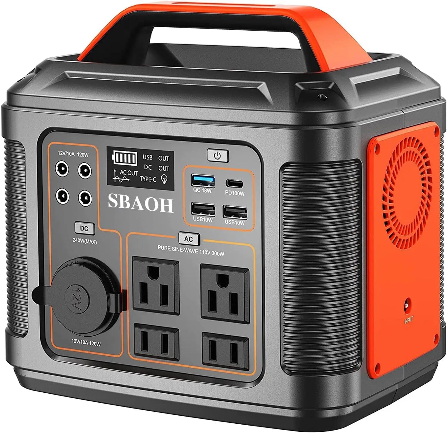 Portable Power Station 300W Solar Generator