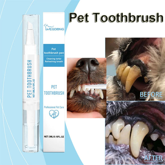 **Pet Dental Cleaning Pen for Dogs and Cats Tartar and Stain Remover**