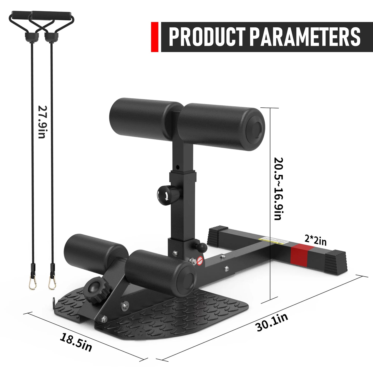 Multifunctional Sissy Squat Machine for Core and Leg Workouts