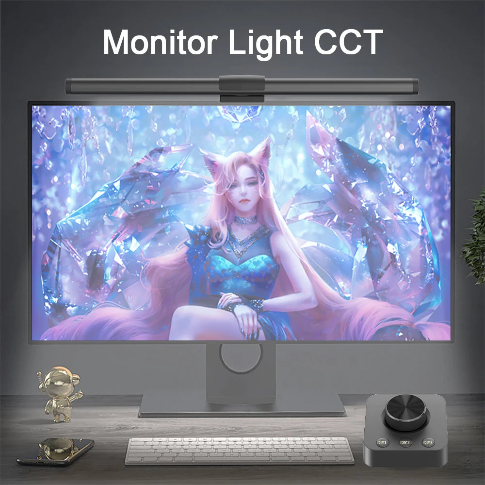 Wiscolor 44cm LED Screen Light Bar for Desktop Eye Protection Reading and Gaming